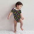 thumbnail image 4 of Rocae Mardi Gras Carnival4 for Baby Cotton Short-Sleeve Bodysuits for Unisex Onesies Bodysuit-12 Months, 4 of 7