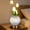 Blue (with White Tulips), variant on Elegant Tulip Bouquet Night Light, Dimmable 3-Color Glass Flower Lamp with Touch Control, USB Rechargeable LED Light for Bedroom Living Room Decor, Decorative Gift (Blue (with White Tulips))