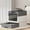 Grey, variant on odorsTT Foldable Enclosed Cat Litter Box with Drawer and Lid – Top Entry Splash-Proof Pet Toilet, for Small, Medium Cats and Indoor Cat Homes - Black