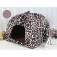 thumbnail image 1 of Lopard Chien Chenil Maison Chien Pet Chenil Doux Confortable Chat Chau, 1 of 4