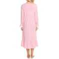 thumbnail image 7 of Biekopu Women Maternity Dress, Long Sleeve Square Neck Patchwork Pregnancy Dress Sleep Dress Loungewear, 7 of 7