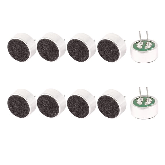 Unique Bargains 10 x 2 Pin Electronic Components PCB Inserts Electret Microphone