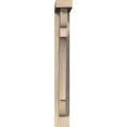 thumbnail image 2 of Ekena Millwork 3 1/2"W x 16"D x 28"H Olympic Block Smooth Bracket w/ Offset Brace, Douglas Fir, 2 of 25