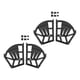 thumbnail image 3 of 2 piezas de bisagras para cajón de zapatos abatibles, marco de placa abatible, accesorio giratorio para estante, fácil de instalar Negro 3 capas gruesas., 3 of 9