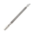 thumbnail image 1 of Unique Bargains 1 Pc Double-side Cuticle Pusher Multi-function Manicure Pedicure Nail Tools 5.35" Length Silver Tone, 1 of 6