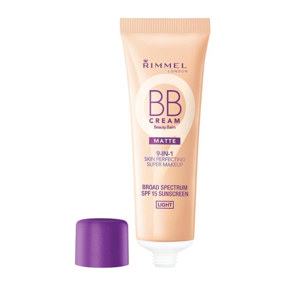 Rimmel BB Cream Matte, Minimizes the Appearance of Pores, Mattifies & Controls Shine, for an All-Day Coverage, 100% Cruelty-Free