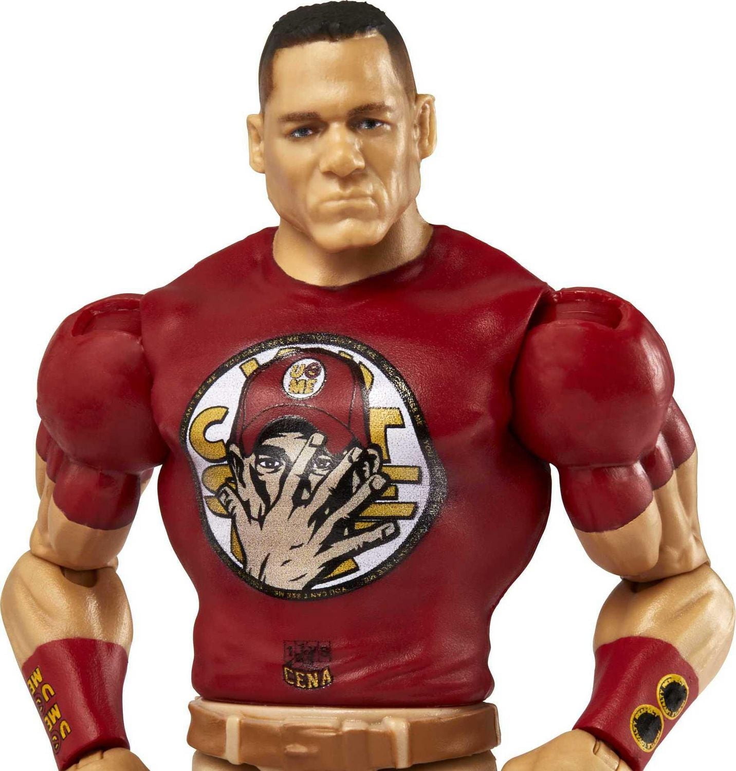 WWE Top Picks John Cena Basic Action Figure, Posable Collectible with Life-like Detail (6-inch)