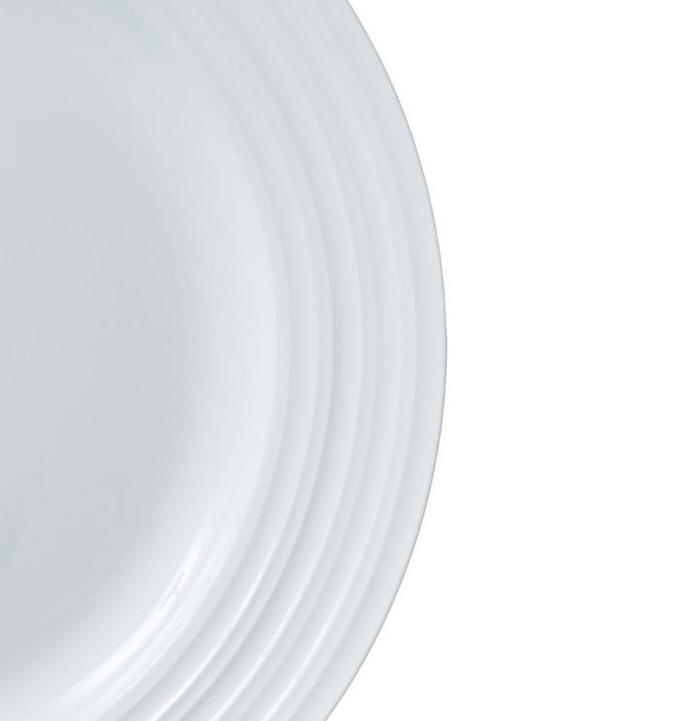 Better Homes & Gardens Anniston Salad Plate, porcelain salad plate, pasta plate, appetizer plate, ceramic plate for kitchen