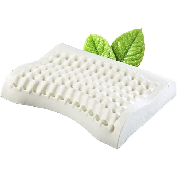 Bed Pillows & positioners Latex Pillow, Best Pillow for Neck Pain, Ergonomic Pillow, Massage Butterfly Latex Pillow with Pillowcase Comfortable