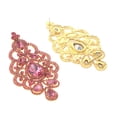thumbnail image 2 of Large Rhinestone Drop Earrings, 2 of 2