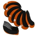 thumbnail image 4 of Khall Golf Club Headcove Set,Leather Golf Club Iron Head Covers,10Pcs/set Leather Club Iron Head Covers Putter Club Head Protect Case Set, 4 of 8