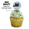 thumbnail image 3 of Black Kitten Cat in Bucket Tin Pail Cupcake Picks Toppers Decoration Set of 6, 3 of 7