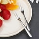 thumbnail image 5 of 12 tenedores de postre de acero inoxidable Mini tenedores para degustación de pasteles de frutas Tenedor de cóctel de 5,1 pulgadas para fiestas de cumpleaños, bodas y restaurantes, 5 of 8