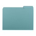 thumbnail image 2 of Smead Dossiers à Onglet Lettre, Aqua, 100 Unités, 2 of 2