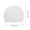 thumbnail image 4 of Unique Bargains 1 Pc Waterproof Bubbles Texture Swimming Cap White, 4 of 5