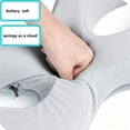thumbnail image 5 of Dual Ear Relief Zone Contour Pillow, Ice Silk Satin Cervical Memory Foam Pillow for Sleeping, Ergonomic Neck Support for Side, Back & Stomach Sleepers, 5 of 6