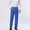 Blue, variant on Men's Slim Fit Dress Pants - Classic Straight Leg Flat Front Casual Business Work Pants with Pockets