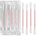 thumbnail image 1 of wonima332 1000 Pack Cotton Swabs, Individually Wrapped Cotton Swab, Individually Wrapped Double Tipped Paper Sticks for Ear, Make-up(Spiral-Round End), 1 of 1