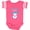 Football Pink and White, variant on Inktastic My Mimi Loves Me Cute Snow Baby Boys or Girls Baby Bodysuit