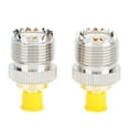thumbnail image 3 of 2 uds SMA hembra a UHF conector adaptador hembra conector de latón de 50 Ohm para antenas, 3 of 8