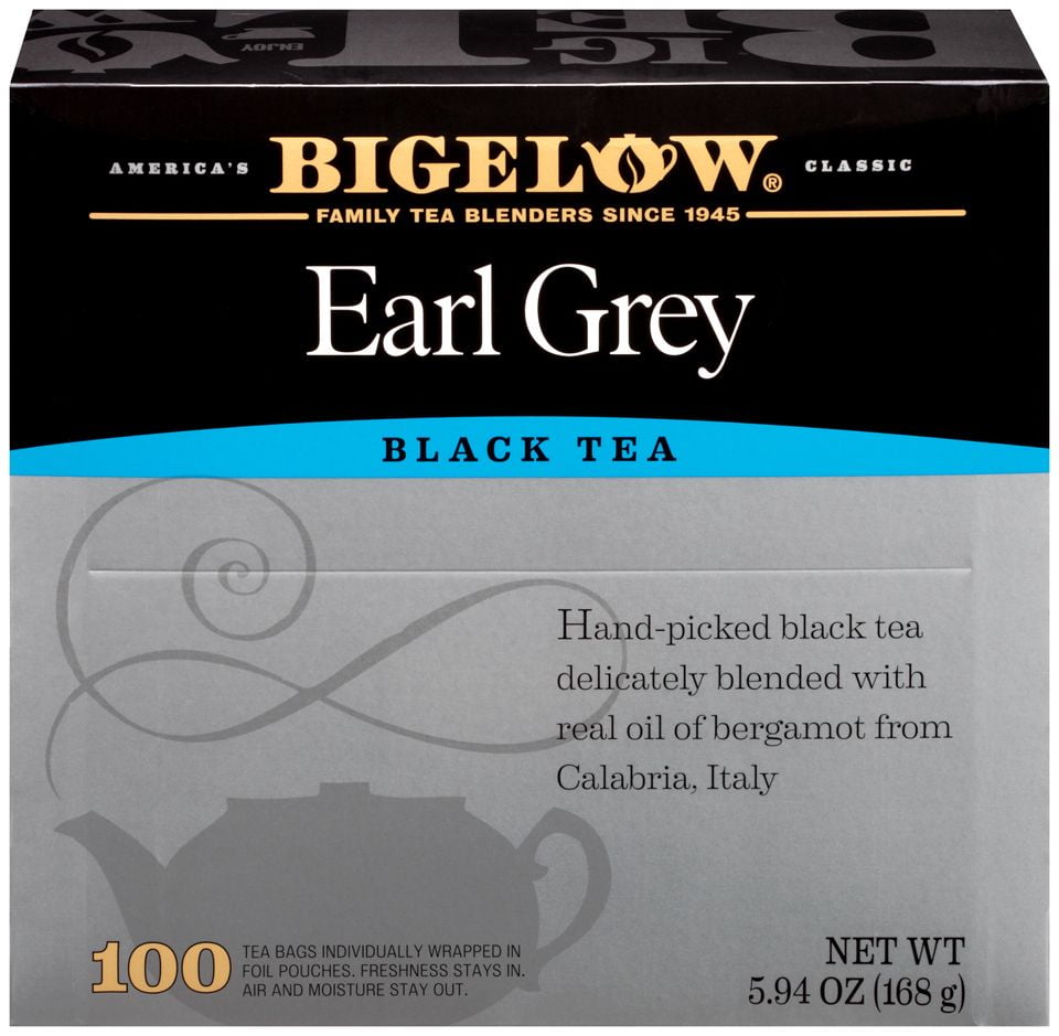 Bigelow Classic Earl Grey, Black Tea, Tea Bags, Caffeinated,100 Ct