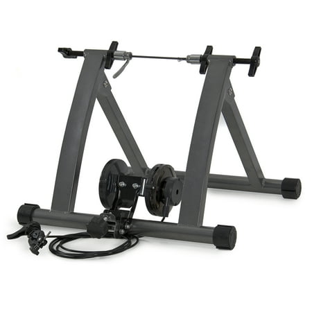 Best Choice Products New Indoor Exercise Bike Bicycle Trainer Stand W/ 5 Levels Resistance (Best Bike Trainer Videos)