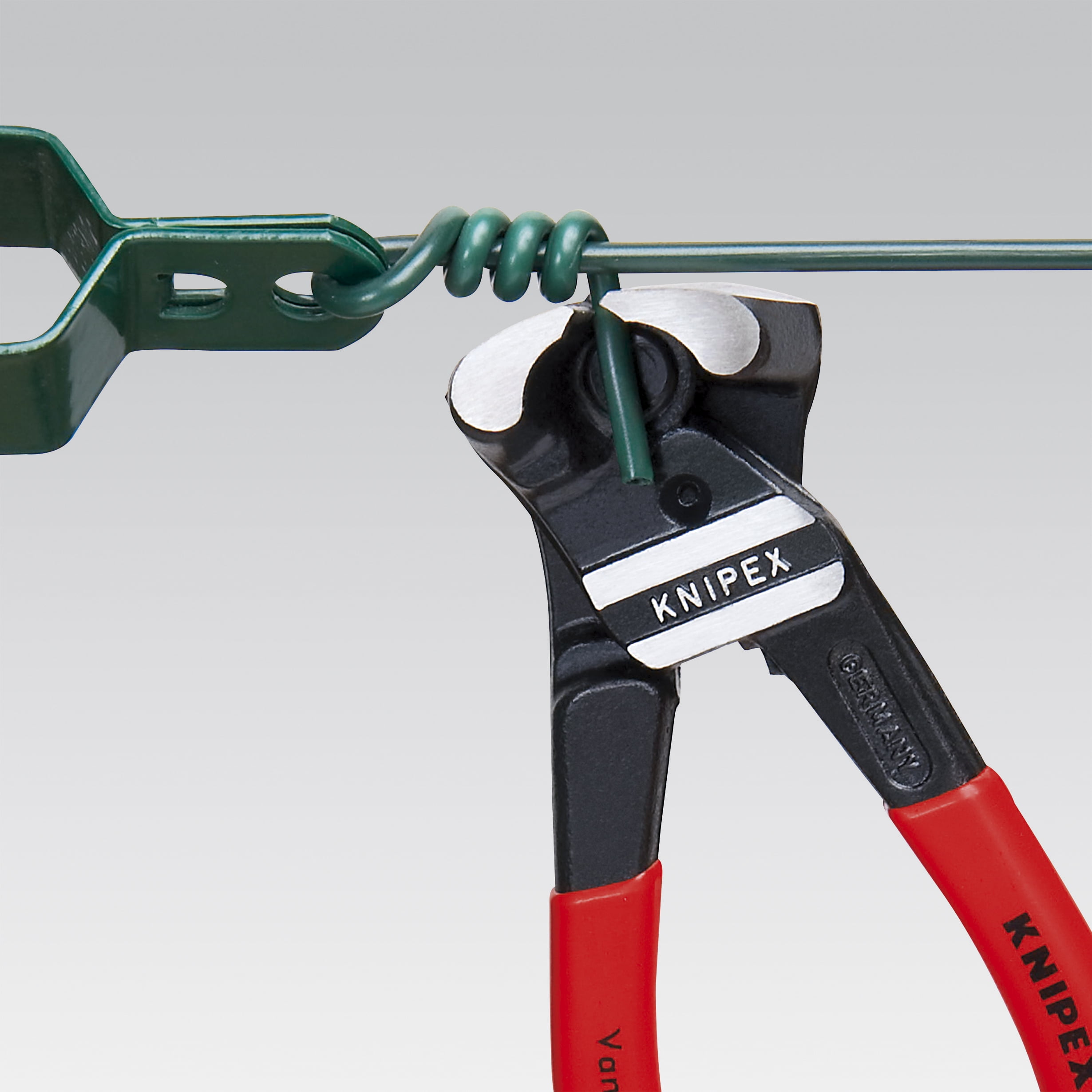 KNIPEX Tools 61 01 200, 8-Inch High Leverage End Cutting Nippers Bolt Cutters