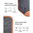 thumbnail image 4 of Owleys Hexy Beige, PU Leather, Waterproof, Front Seat Covers, 1 Pc, 4 of 11