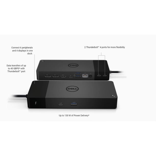 Dell Thunderbolt Dock WD22TB4, Modular Thunderbolt 4 Docking