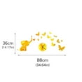 thumbnail image 2 of Agiferg Frameless DIY Wall Mute Clock 3D Mirror Surface Sticker Home Office Decor, 2 of 2