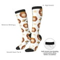 thumbnail image 4 of Naloa Wooden Barrels With Honey Thigh High Socks Extra Long Stretchy Sock Women Over Knee High Opaque Stocking Daily Wear, 4 of 6