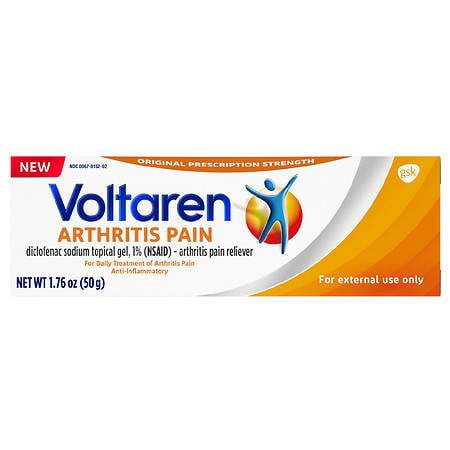 Voltaren Arthritis Pain Gel, Temporary Relief of Arthritis Pain 1.76 ...