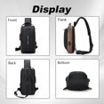 thumbnail image 4 of Auricz Bag DOTH Carbon Fiber Streamline Anti-theft Sling Bag, USB Charging Sport Sling, Waterproof Shoulder Backpack, Sports Crossbody Bag, 4 of 8