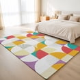 thumbnail image 5 of Area Rug 3x5ft Modern Geometric Washable Area Rugs for Living Room Abstract Mid Century Non Slip Floor Carpet Mat for Kitchen Entryway Bathroom Office Home Decor, 5 of 8