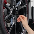 thumbnail image 4 of SEWACC Ensemble de 21 Écrou de Roue en Acier Noir Remplacement pour Pneus de Voiture Remorque, 4 of 8