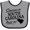 Heather and Black, variant on Inktastic Someone in South Carolina Loves Me Boys or Girls Baby Bib