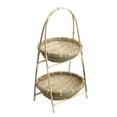 thumbnail image 5 of yotijay Bamboo Woven Basket Fruit Food Vegetable Storage Basket Decorative Multifunction E, 5 of 9