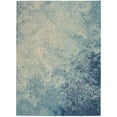 thumbnail image 2 of Nourison Passion Abstract Navy Light Blue 5'3" x 7'3" Area Rug, (5x7), 2 of 8