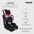 thumbnail image 2 of Autoasiento Infanti Unix Rosa Grupo 1, 2, 3  Convertible A Booster, 2 of 7