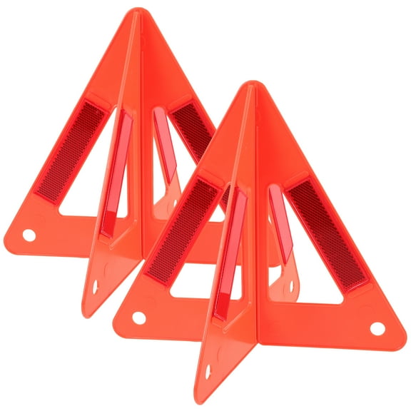2 Sets Safety Reflective Emergency Triangles Roadside Car Safety Warning Tool