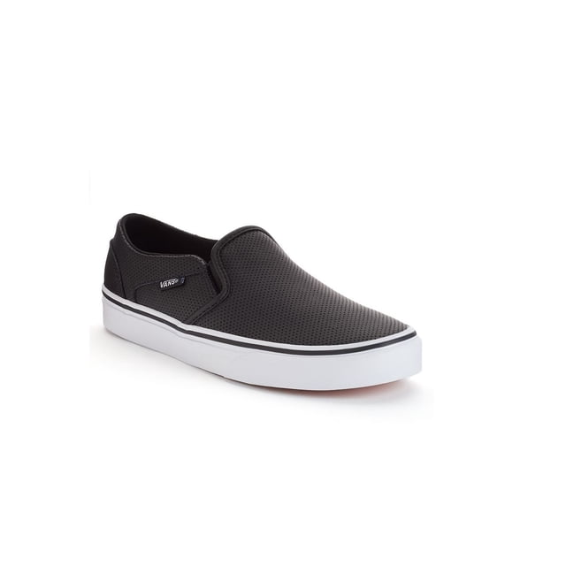 Tenis Vans Ashe Perf Leather Black Unisex Original VN000VOSDJ6 Vans VN000VOSDJ6$$Negro$$Piel