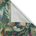 thumbnail image 3 of Ambesonne Jungle Floral Kitchen Curtains, Medieval Style Bloom, 55"x45", Green Multicolor, 3 of 3