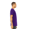 thumbnail image 3 of Bella + Canvas Jersey Cotton T-Shirt, Men’s Short Sleeve Shirt for Arts & Crafts, Solid Tee, Team Purple, Size M, 3 of 5