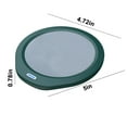 thumbnail image 3 of Danhjin Heated Coasters Insulated Coaster, Suitable For Coffee, Tea, Cocoa, Milk, Food, Fruit Candles, Tempered Glass Panel, Safe And Reliable, Black, White, Green, 3 of 6