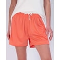 thumbnail image 5 of Real Essentials 4 Pack: Womens Active Athletic Performance Mesh Shorts with Pockets (Available in Plus Size), 5 of 8