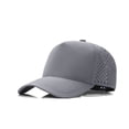 thumbnail image 6 of Gray Unisex Vintage Washed Unstructured Baseball Cap nylon Water-Resistant Beathable Golf Running Cap Laser Cut Mesh Ball Curved Brim Snapback Hat M, 6 of 6