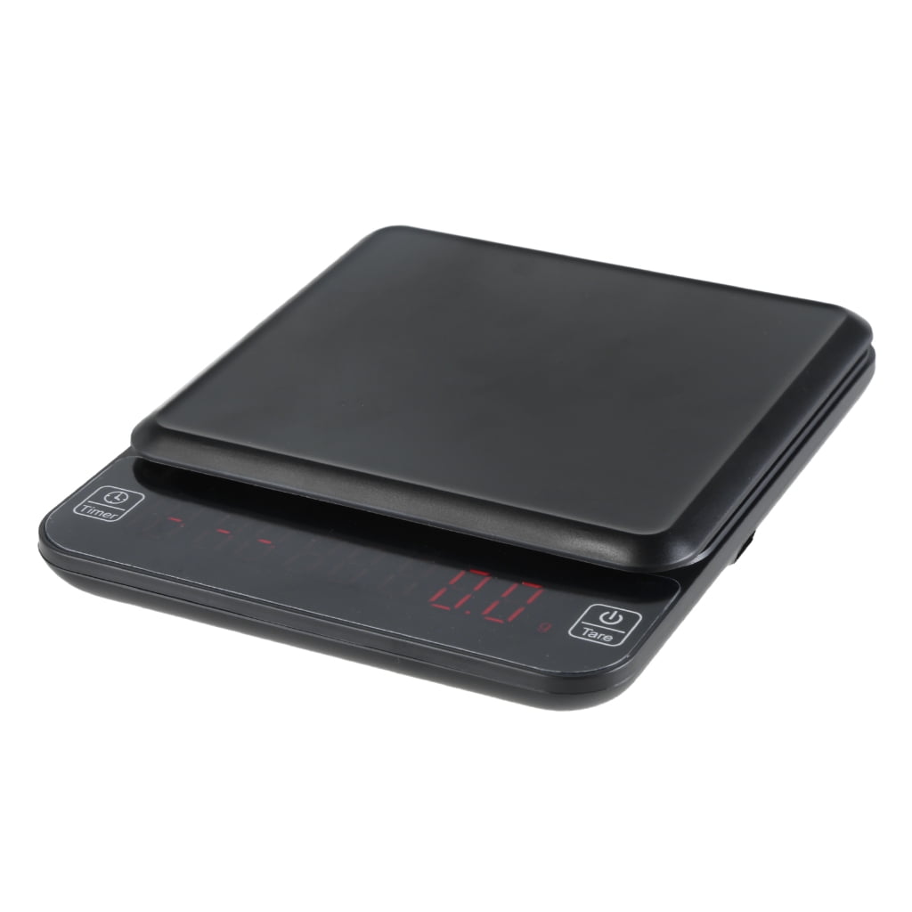 Geemin Precise Electronic Digital Coffee Scale With Timer And Tare Function, 3KG/0.1G Espresso Weighing Tool Kitchen Scales