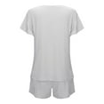 thumbnail image 4 of MDUKONU Women's Work From Home Set Skin-Friendly Elegant Beach Grey XL, 4 of 9