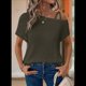 thumbnail image 3 of Camiseta Informal de Verano para Mujer, de Corta, con Hombros Descubiertos y Tejido Gofre, Color Verde , Talla L, 3 of 6