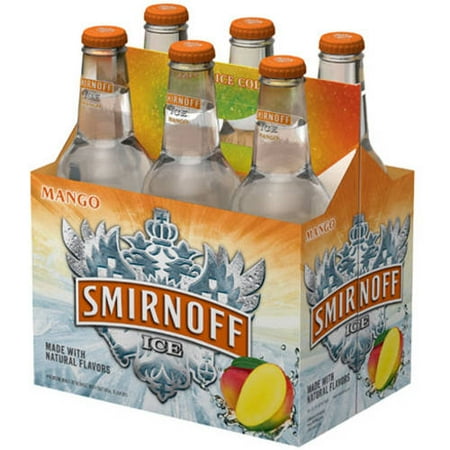 Smirnoff Mango Ice Beer, 6 pack, 12 fl oz